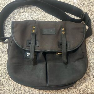Barbour Black Field Bag